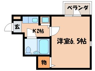 スタジオ－ネ桂の物件間取画像